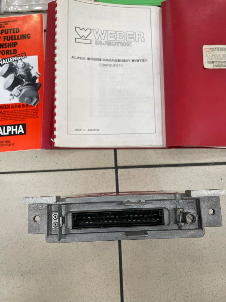 Vintage Weber Alpha PI 30 programerbar styrbo