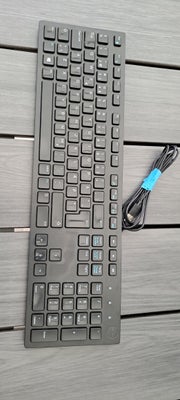 Tastatur, Dell, KB216p, God, Del keyboard med USB dansk layout 100% i orden