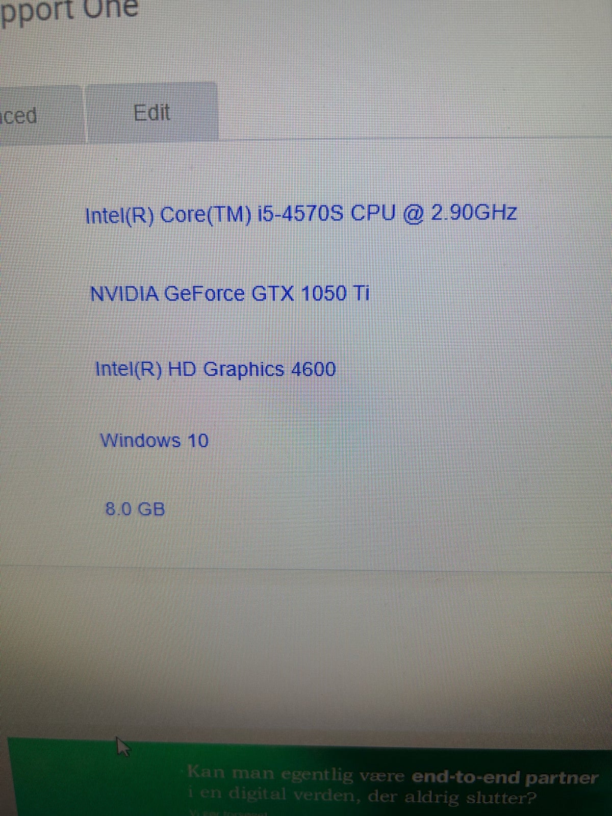 HP, Gaming computer , Intel(R) Core(TM) i5-4570s CPU @