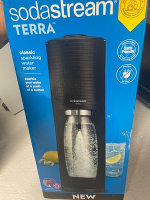 Sodastream, Terra, Helt ny, aldrig åbnet Sodastream fra Terra. I original emballage. Nypris 450
Kr
