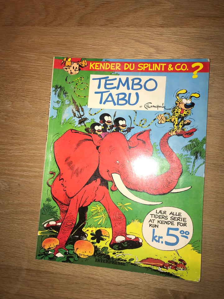 Tembo Tabu, Tegneserie