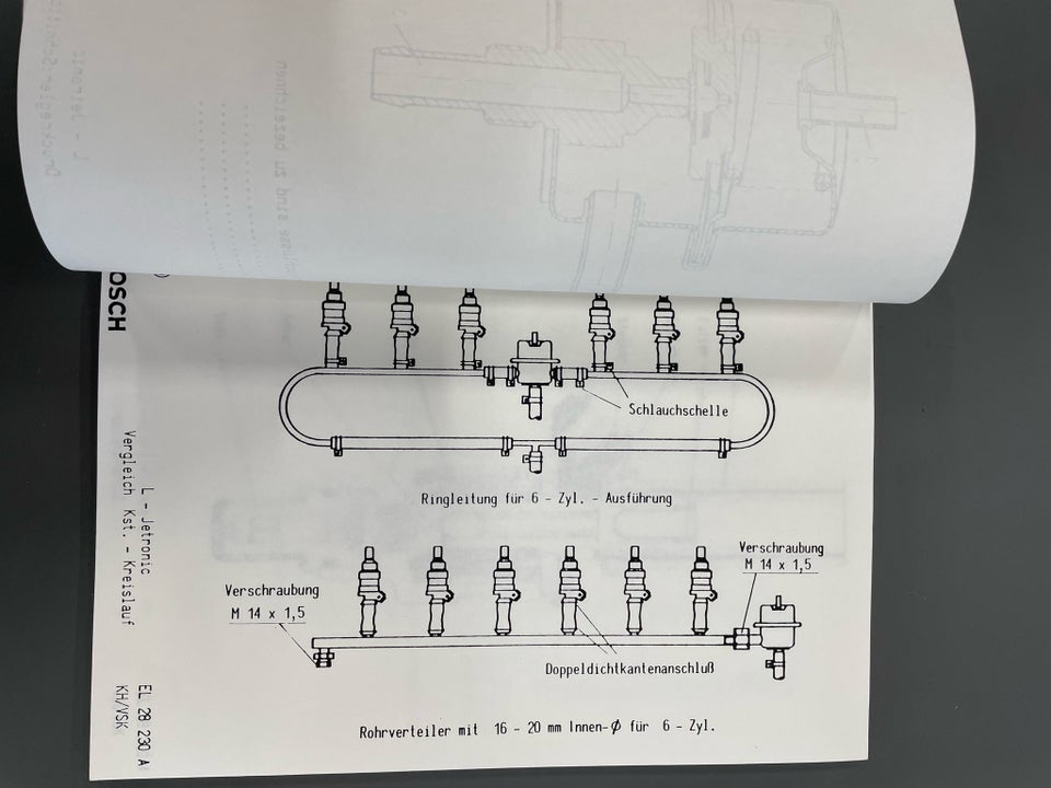 Vintage bog om BOSCH L-Jetronic indsprøjtning