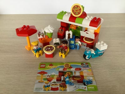 Lego Duplo, 10834, Pizzeria. Komplet sæt med samlevejledning (d44)
