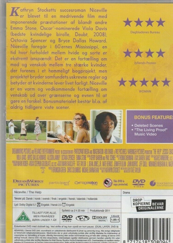 Niceville, instruktør Kathryn Stockett, DVD