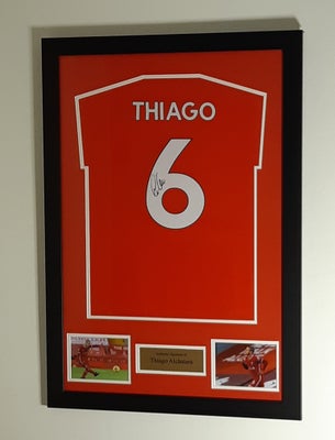 Fodboldtrøje, Liverpool FC, Signeret af Thiago Alcântara, Spiller(e): Signeret af Thiago Alcântara (