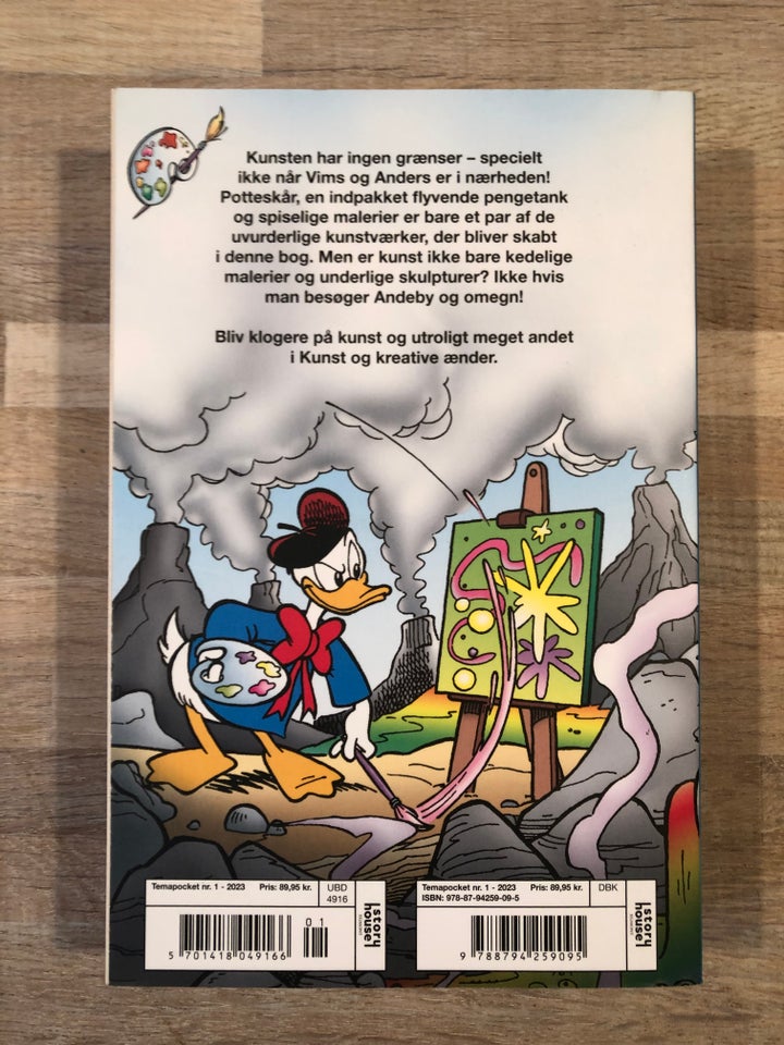 [som ny] Temabog nr. 123 - Kunst og Kreative ænder, Disney,