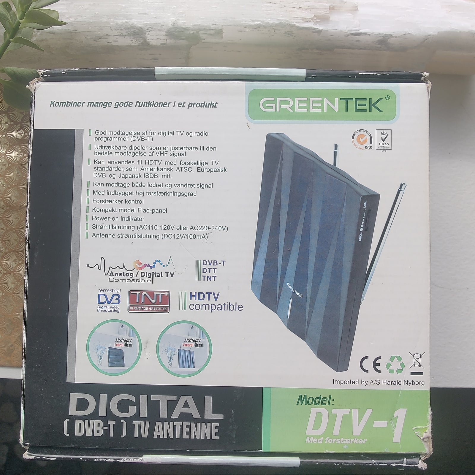 Digital antenne, GreenTek, DTV-1
