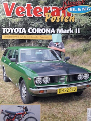 Toyota Corona, 2,0 Mark II Sports Coupé, Benzin, 1976, grøn, træk, 2-dørs, Veteran Det er en 2,0 Mar