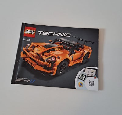 Lego Technic, 42093, Corvette, set 42093. 

Komplet, manual medfølger. Kun samlet få gange og i mege