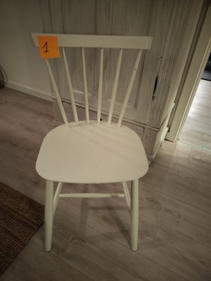 Spisebordsstol, træ, FDB stole - J46, 6 hvide FDB stole sælges. De er i god stand, men med lidt brug