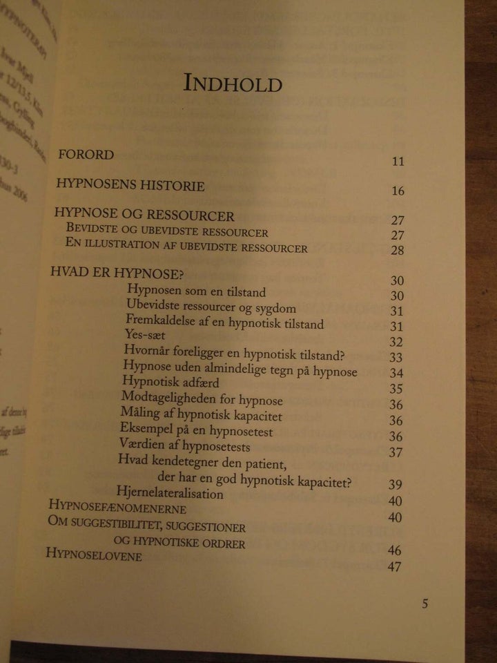 Hypnose og Hypnoterapi (2006, 2. oplag), Jens-Jørgen