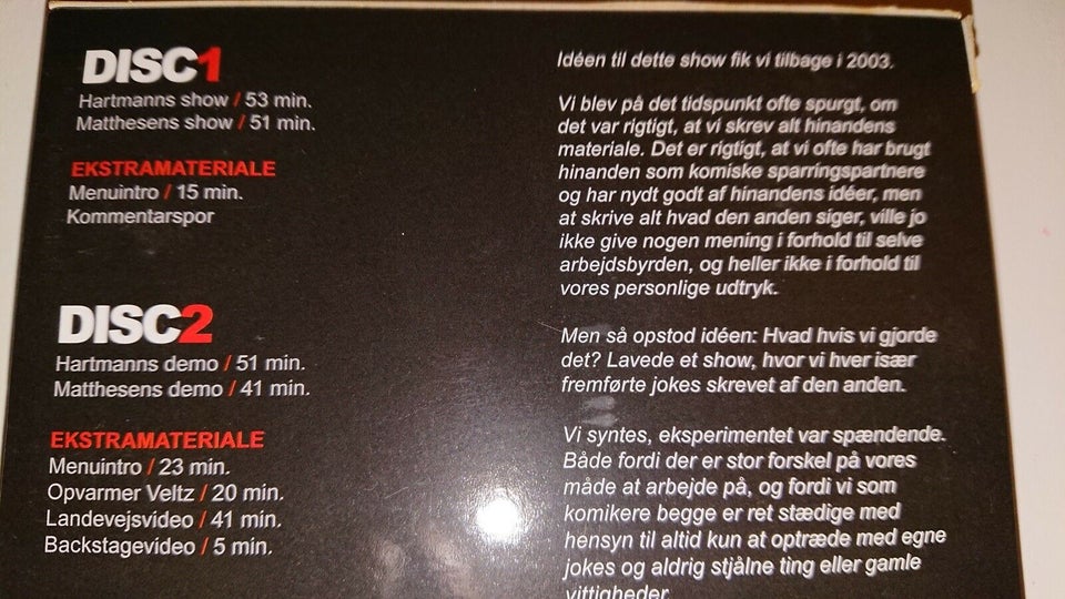 Bytte Bytte Købmand, DVD, stand-up