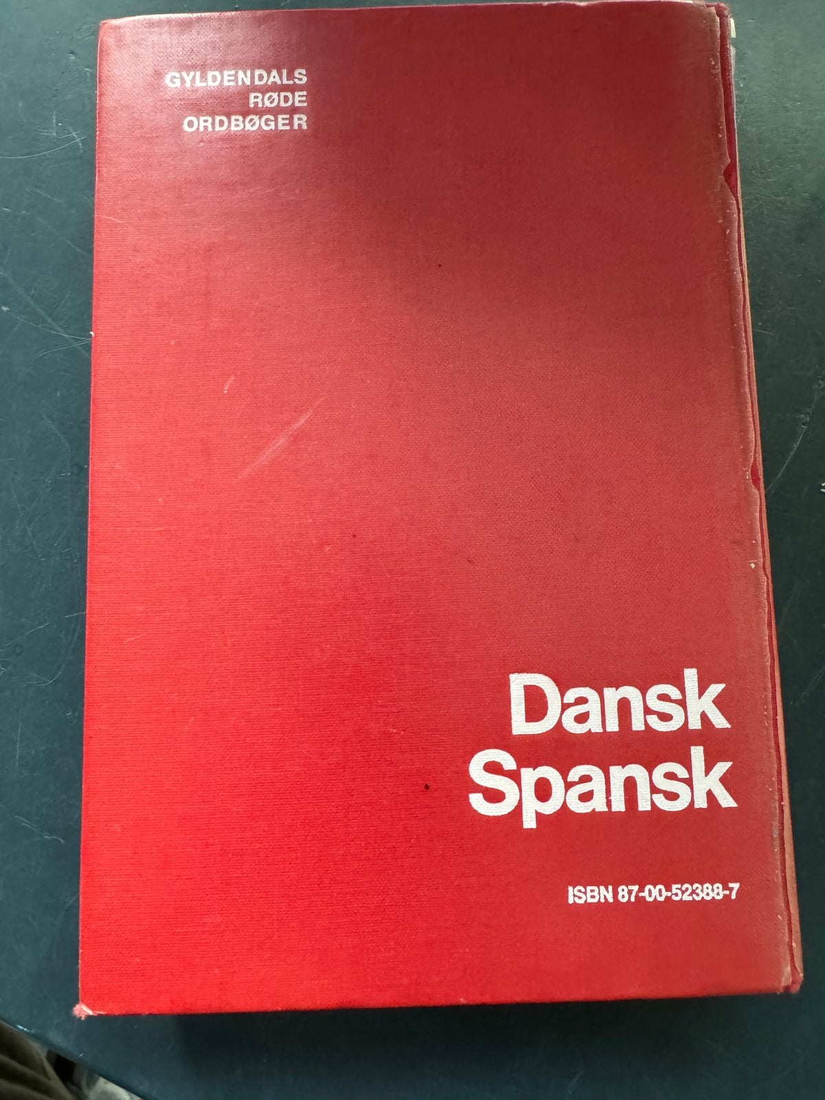 Dansk / Spansk ordbog , Gyldendals , år 1994