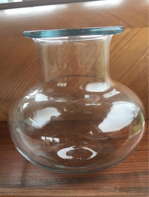 Glas, Karaffel, Vase / krukke / bowle / flaske / karaffel transparent glas. Holmegaard signeret HG7 