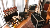 Gibson Les Paul Signature og Fender Hot Rod Deluxe