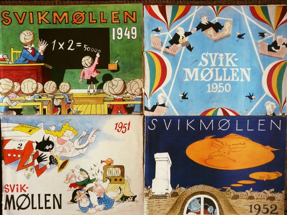 Svikmøllen 1945-1965, indram de flotte forsider - dansk