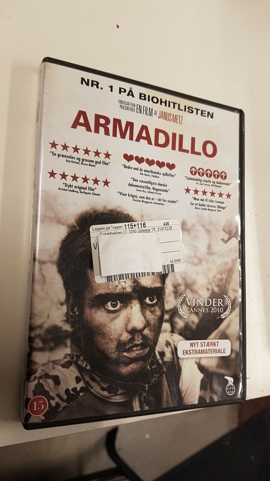 Armadillo, instruktør Janus Metz, DVD