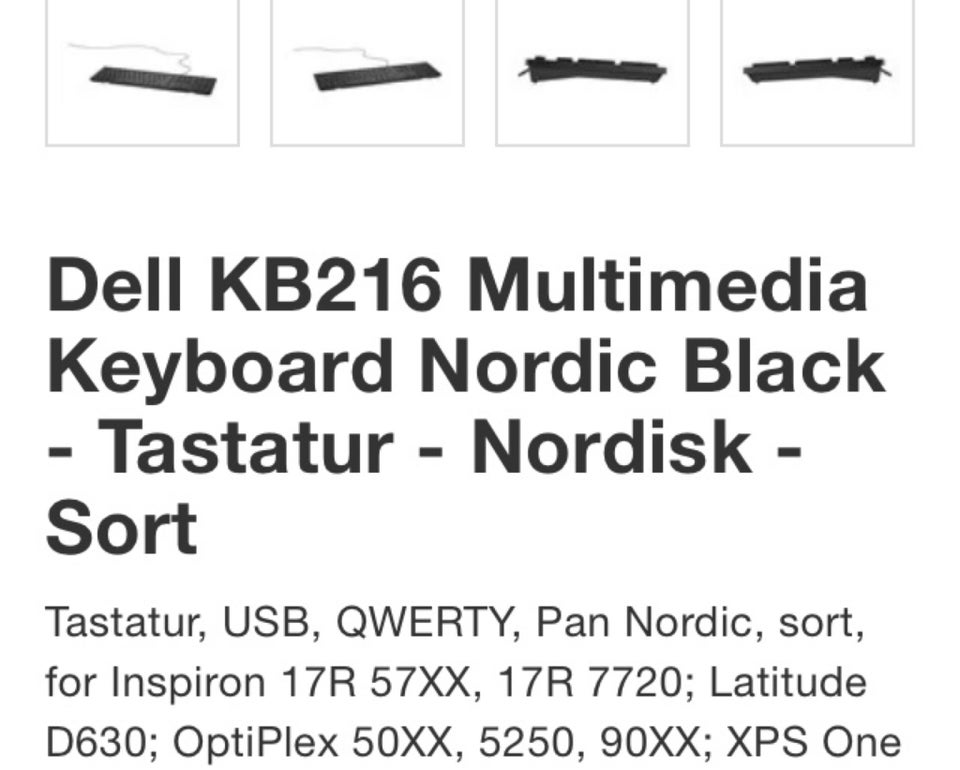 Tastatur, Dell, KB216