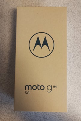 Motorola Moto G84, 256GB , Perfekt, Motorola G84 5G Midnight Blue på 256GB sælges.

Den er helt ny o