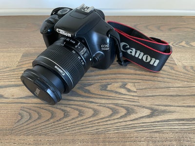 Canon, EOS 1100D, spejlrefleks, Perfekt, Canon EOS 1100D spejlreflekskamera inkl. Lowepro kameratask