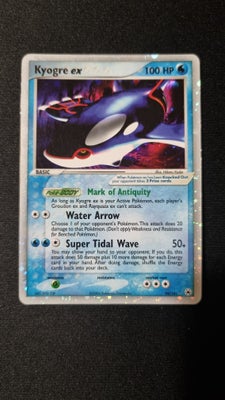 Samlekort, Pokémon, Kyogre ex (HL 94) EX Hidden Legends

Kortet sendes forsvarligt i sleeve samt top