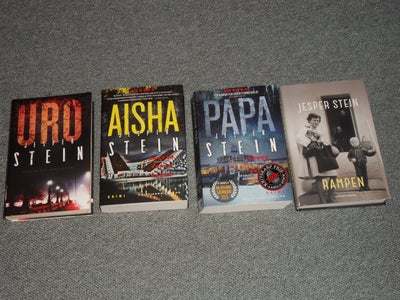 Uro. Solo. Papa. Rampen. Aisha, Jesper Stein, genre: krimi og spænding, 5 Bøger af Jesper Stein.

UR