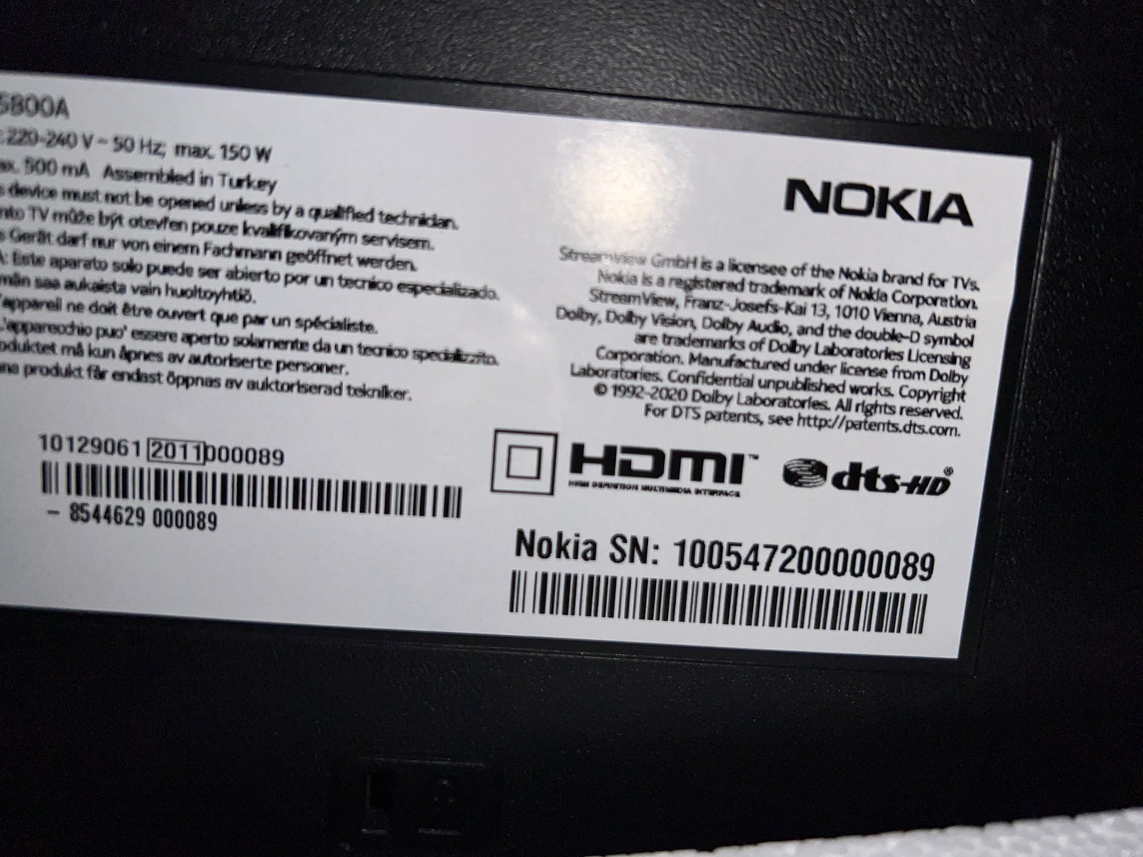 andet, Nokia, 58
