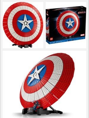 Lego andet, 76262, Marvel Captain Amerikas skjold.

Samlet af voksen samler.

Super fin stand .

Kas