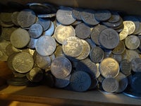 Danmark, mønter, 1 og 2 ører