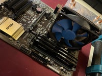 Intel i7-6700, Asus mobo, 3 x ram og 500w psu