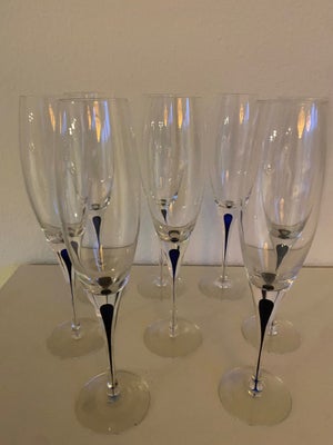 Glas, champagneglas, Orrefors, 8 stk fejlfri glas, kun brugt få gange.Sælges samlet , nypris 3016kr