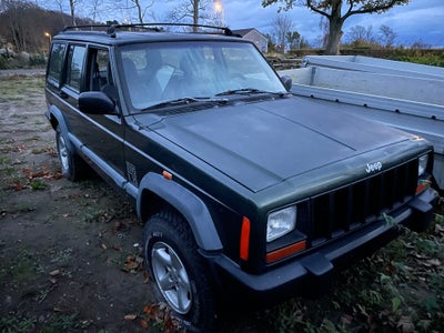 Jeep, Cherokee, 2,5 TD, Diesel, 1998, grønmetal, ABS, 5-dørs, 4x4, airbag, 15" alufælge, inkl. moms,
