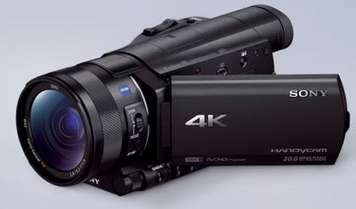 4K Video, digitalt, Sony, FDR-AX100, Perfekt, SONY FDR-AX100 4K Videokamera - Kåret til årets bedste