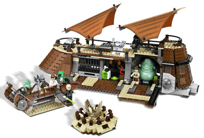 Lego Star Wars, 6210 Jabba's Sail Barge, Sættet er komplet med alle figurer og original samleanvisni