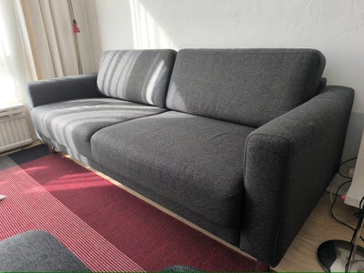 Sofa, Ren og pæn flot mørkegrå sofa, ser nye ud , har ikke brugte så meget, ingen brugesmærke. Fra f