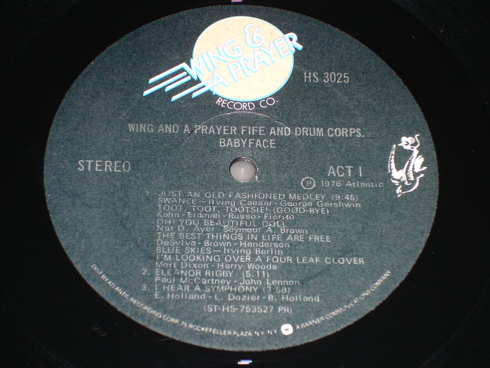 LP, Wing And A Prayer Fife And Drum Corps. , Babyface