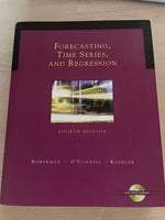 Forecasting, time series and regression, Bowerman
