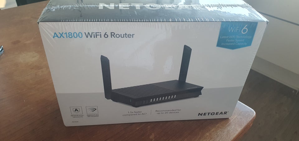 Router, Netgear AX 1800 WIFi 6 Router, Perfekt