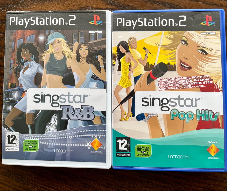 Singstar R&b og pop , PS2, simulation