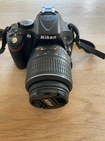 Nikon D5200, 18-55 x optisk zoom, Perfekt