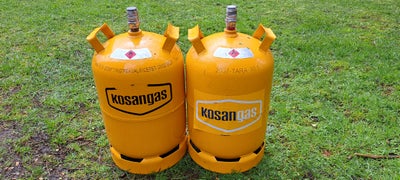 Kosangas, 2.stk fyldte 11 kg gasflasker 900.kr