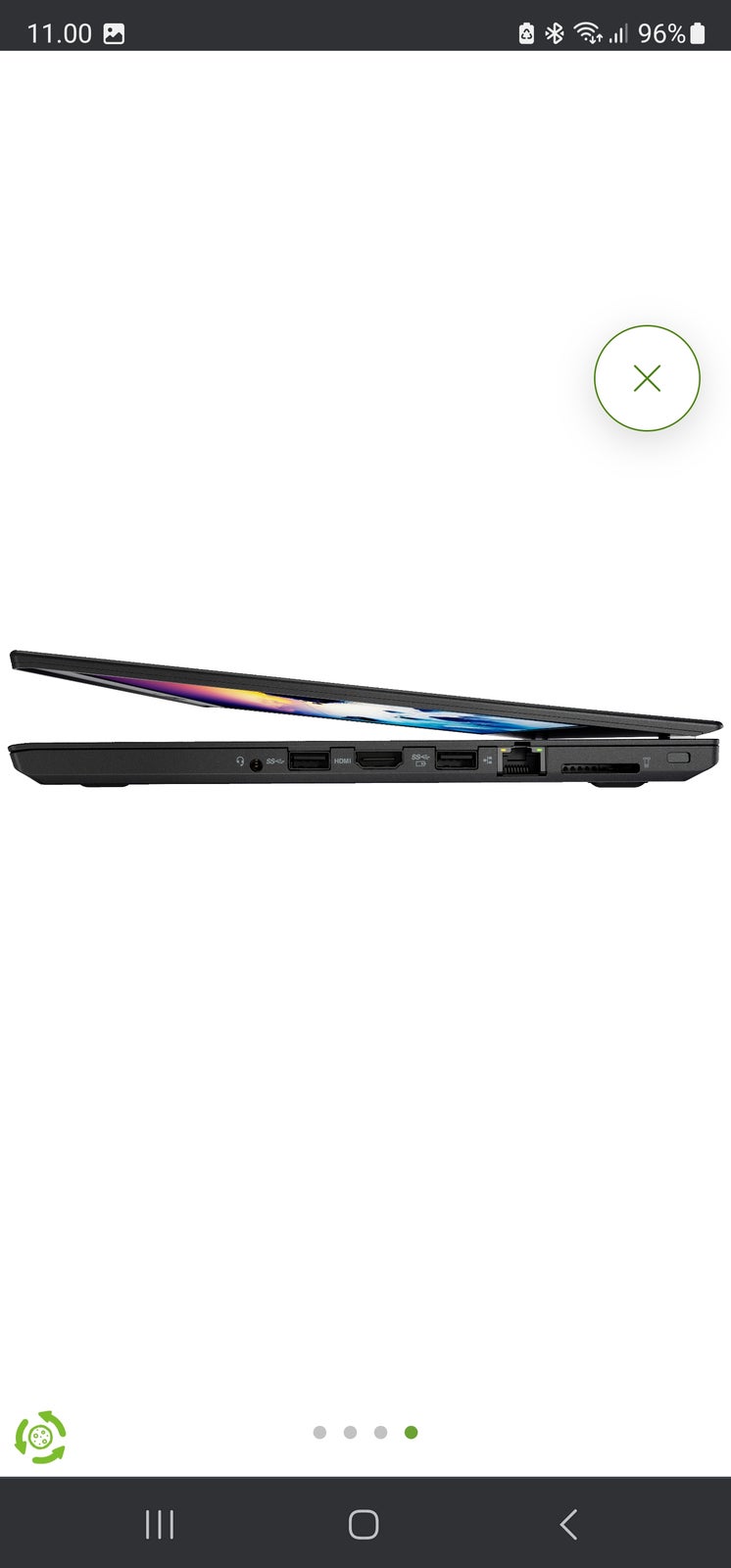 HP ThinkPad T470 14', Intel i5 2,40Ghz (3Ghz turbo) GHz, 8 GB
