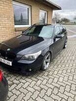 BMW 535d, 3,0 Touring Steptr., Diesel, aut. 2004, km 367000, blåmetal, træk, klimaanlæg, airconditio