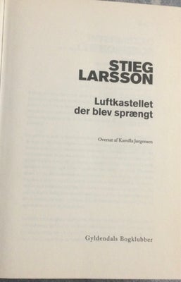 Luftastellet der blev sprængt, Stig Larsen, genre: roman