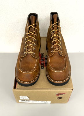 Støvler, Red Wing, str. 43,5,  Næsten som ny, Moc Toe 8886 Copper Rough & Tough. De er blevet brugt 