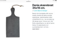Skærebræt /serveringsbræt, Lene – dba.dk Køb og Salg af Nyt og