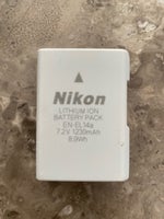 Nikon batteri og oplader, Nikon, Mh-24 og En-el 14a