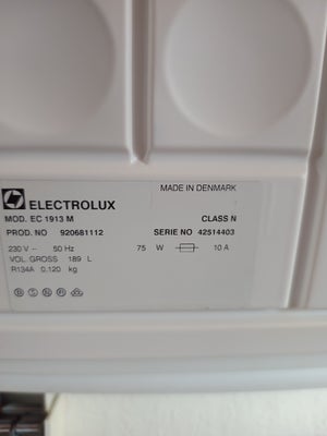 Kummefryser, Electrolux, 189 liter, Fryser i pæn stand