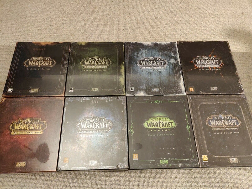 World of Warcraft Collector's edition, m.fl.
