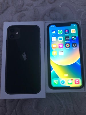 iPhone 11, 64 GB, sort, Perfekt, Hej Jeg sælger min Pæn iphone 11 64 GB. Tlf fejler Inter ! Alt fung